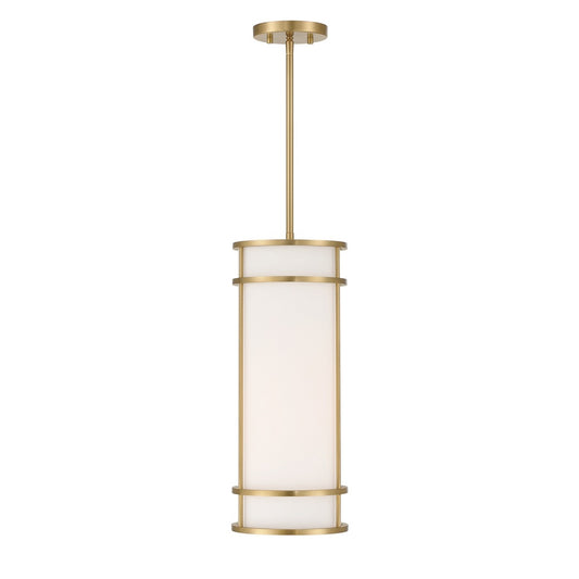Savoy House Porter 1-Light Mini-Pendant - Warm Brass