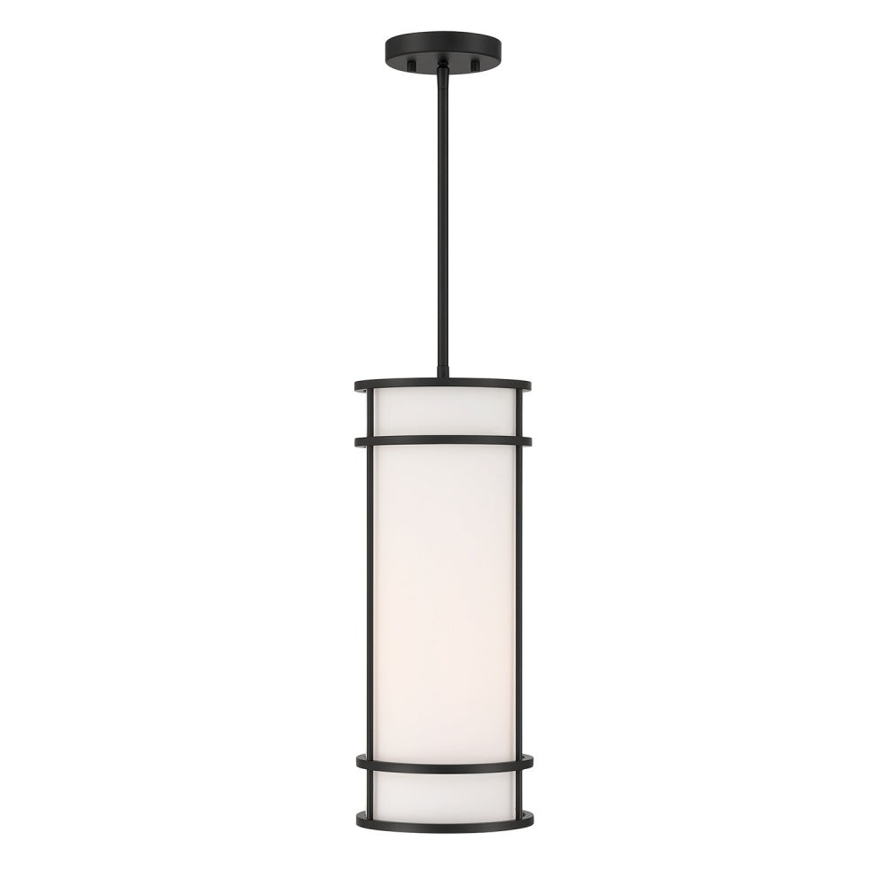 Savoy House Porter 1-Light Mini-Pendant - Matte Black