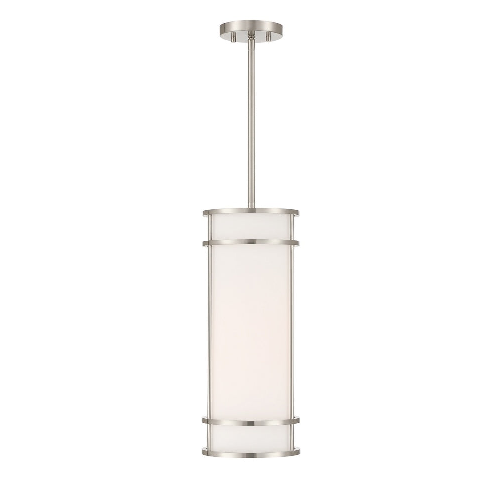 Savoy House Porter 1-Light Mini-Pendant - Satin Nickel
