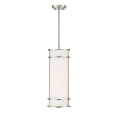 Savoy House Porter 1-Light Mini-Pendant - Satin Nickel