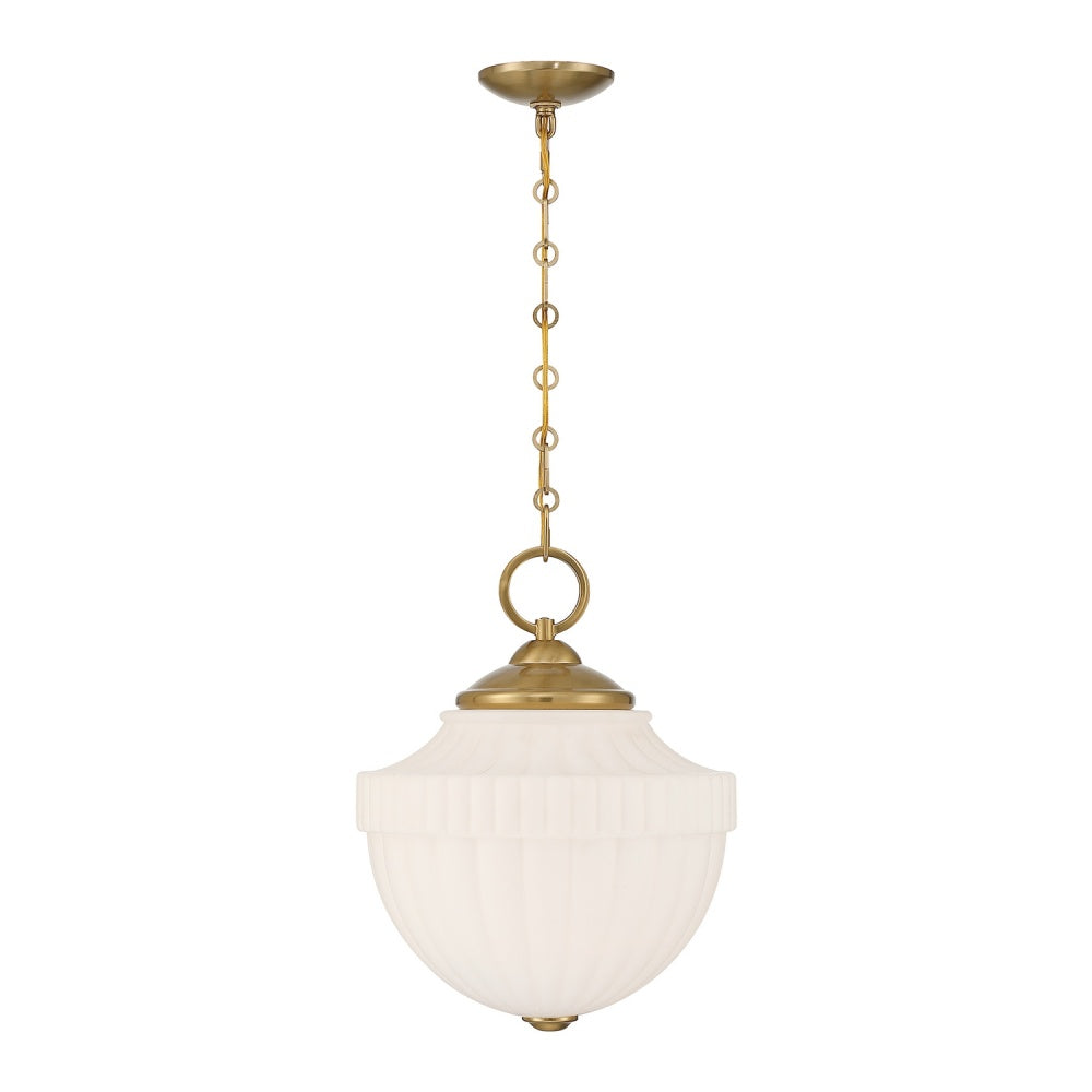 Savoy House Montrose 1-Light Pendant - Warm Brass