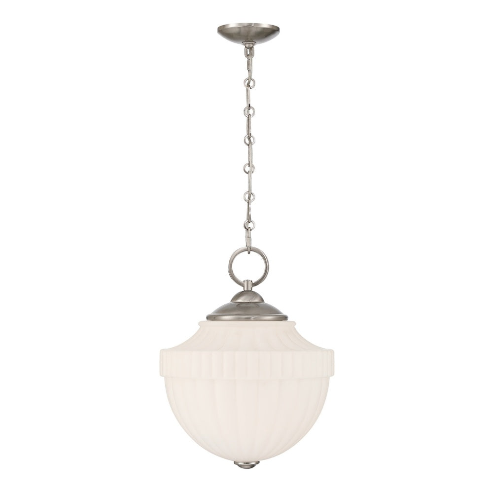 Savoy House Montrose 1-Light Pendant - Satin Nickel