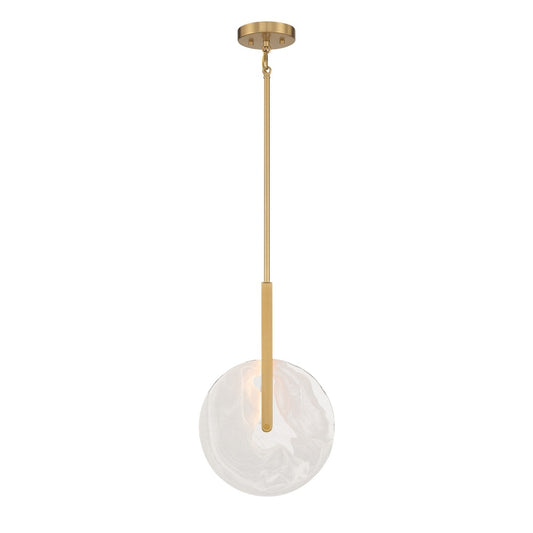 Savoy House Ainslie 1-Light LED Pendant - Mediterranean Bronze, view 2