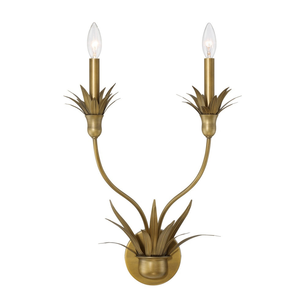 Savoy House Strathmore 2-Light Sconce - Antique Patina