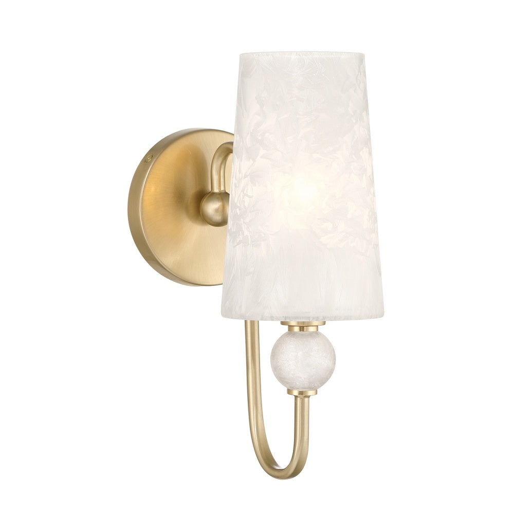 Savoy House Sheldon 1-Light Sconce - Noble Brass