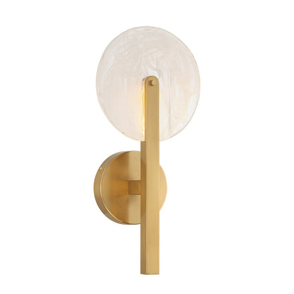 Savoy House Ainslie 1-Light LED Sconce - Warm Brass