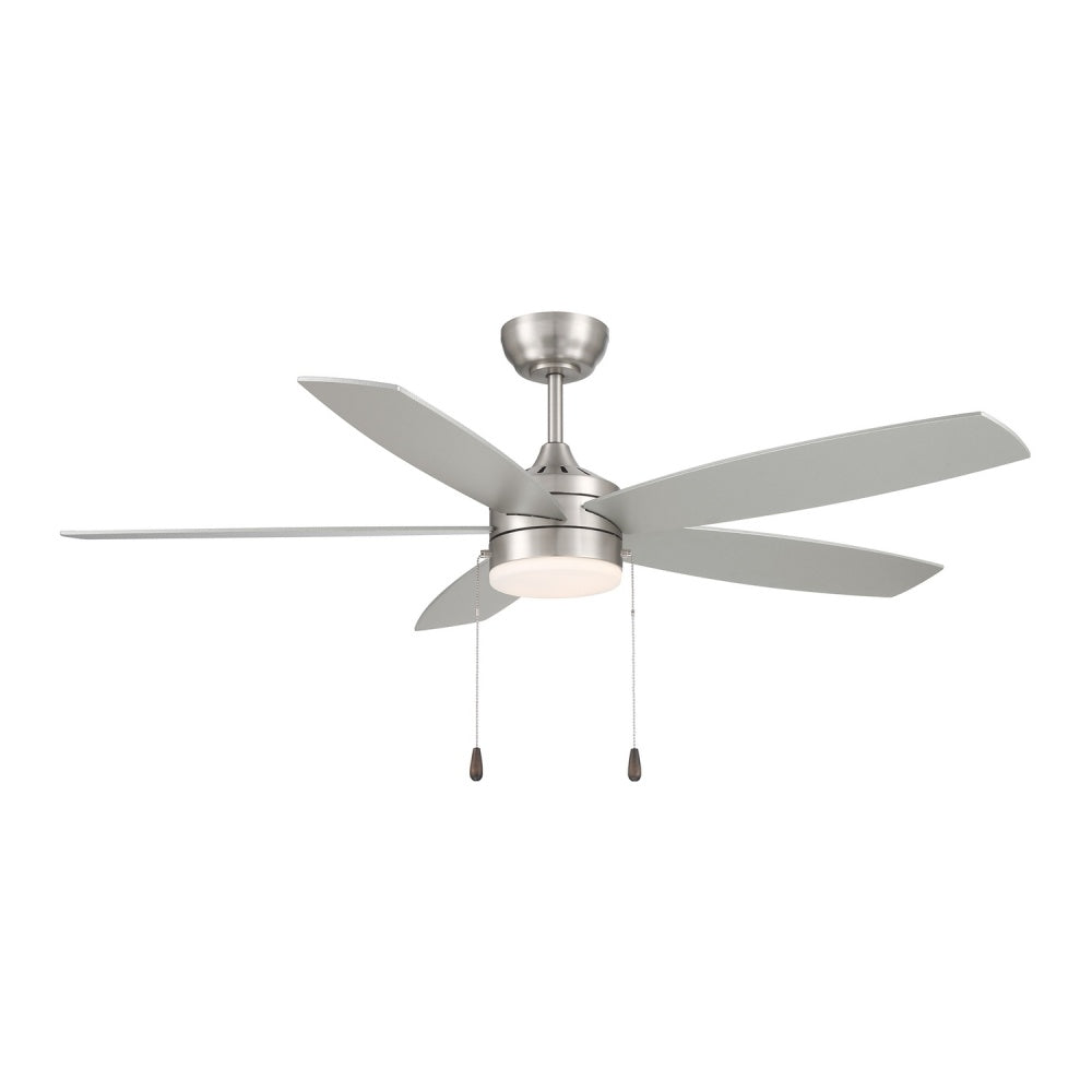 Savoy House 52" LED Ceiling Fan with Opal Glass Light Kit - Brushed Nickel