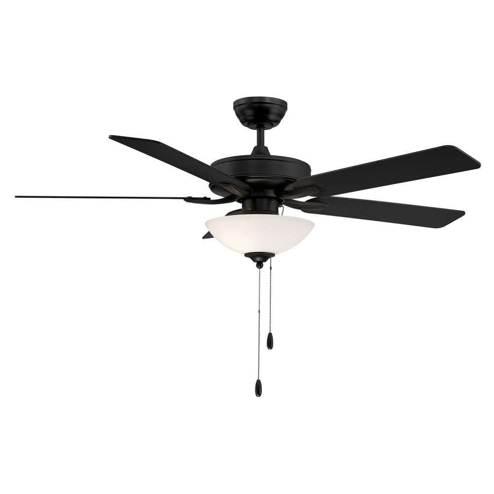 Savoy House 52" Ceiling Fan, 13.13"H - Matte Black
