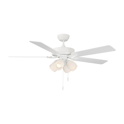 Savoy House 52" Ceiling Fan, 12.63"H - White