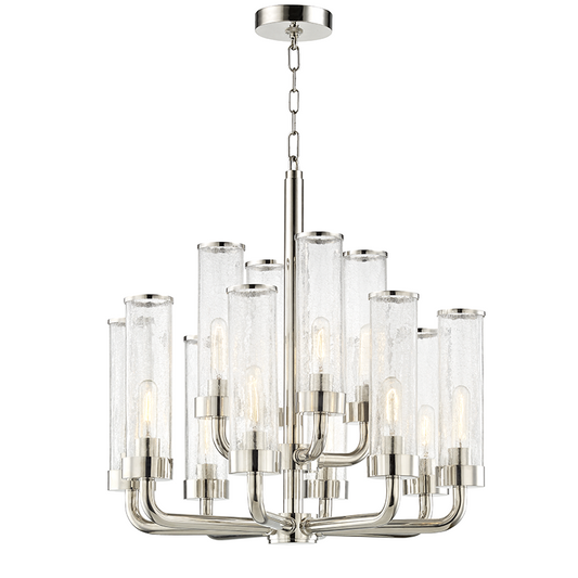 Hudson Valley Soriano Chandelier Polished Nickel