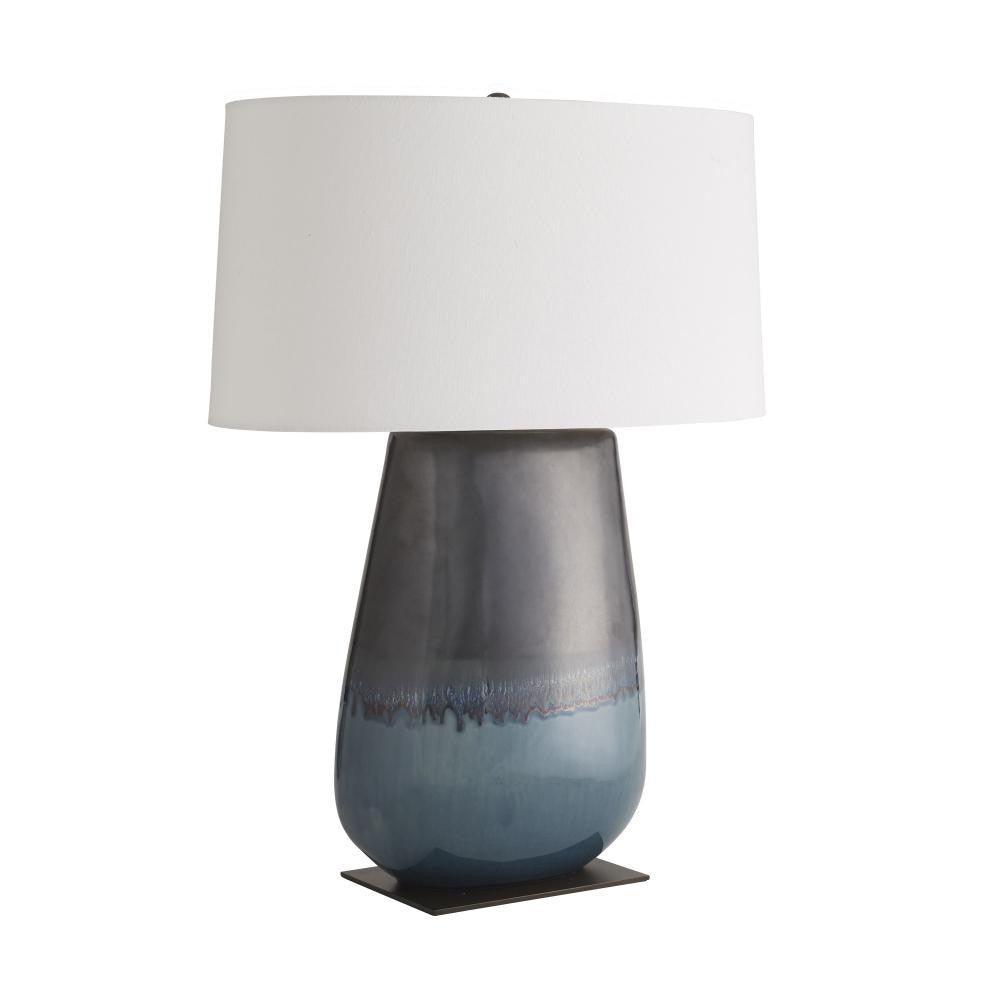 Arteriors Home Deagan Table Lamp Gunmetal, Teal