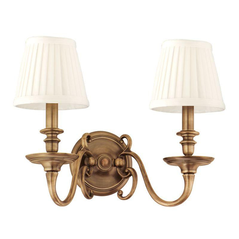 Hudson Valley Charleston Wall Sconce Antique Brass