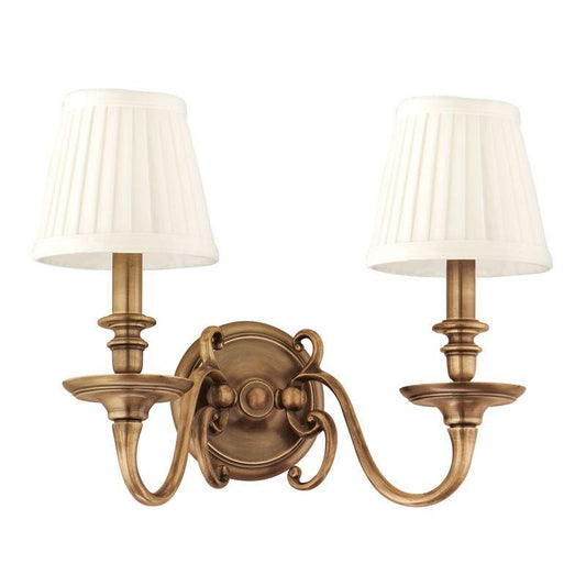 Hudson Valley Charleston Wall Sconce Antique Brass