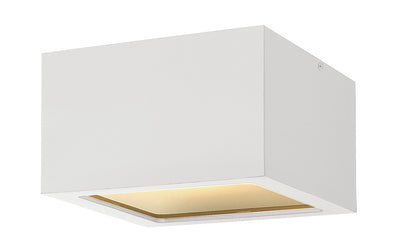 Hinkley Kube LED Outdoor Flush Mount Satin White
