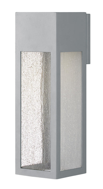 Hinkley Rook Outdoor Wall Mount Lantern Titanium
