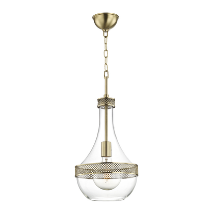 Hudson Valley Hagen Pendant Aged Bronze
