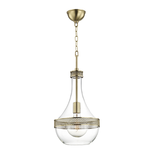 Hudson Valley Hagen Pendant Aged Bronze