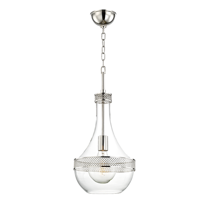 Hudson Valley Hagen Pendant Polished Nickel