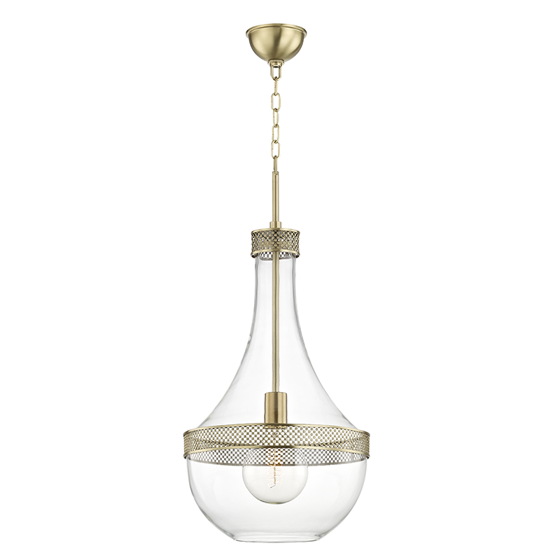 Hudson Valley Hagen Pendant Aged Bronze