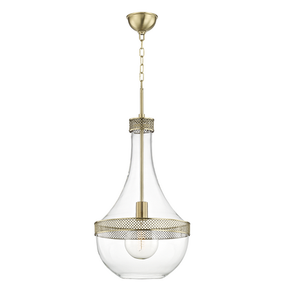 Hudson Valley Hagen Pendant Aged Bronze