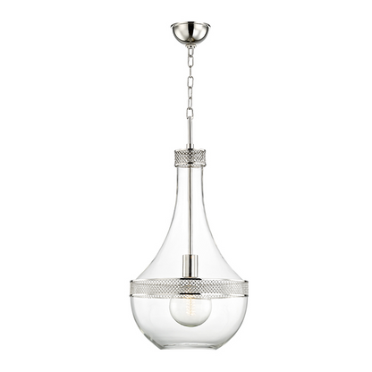 Hudson Valley Hagen Pendant Polished Nickel