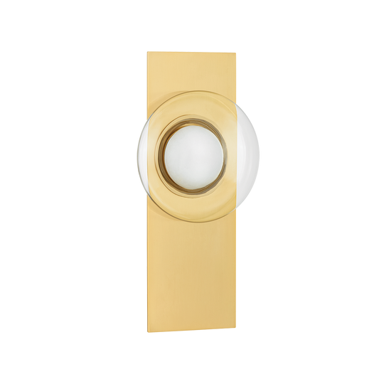Hudson Valley Pound Ridge Wall Sconce Aged Brass