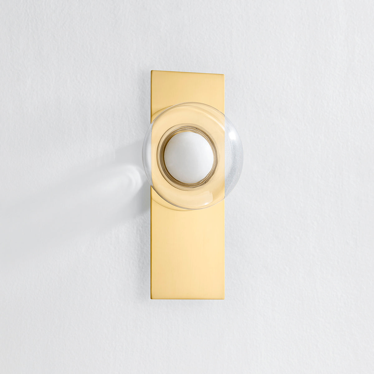 Hudson Valley Pound Ridge Wall Sconce Aged Brass detail view 1