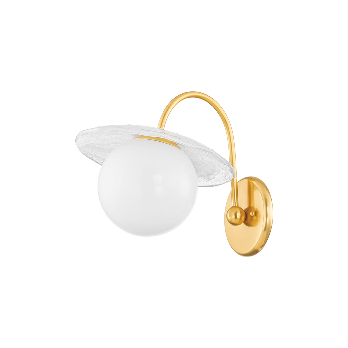 Hudson Valley Stampford Wall Sconce Aged Brass
