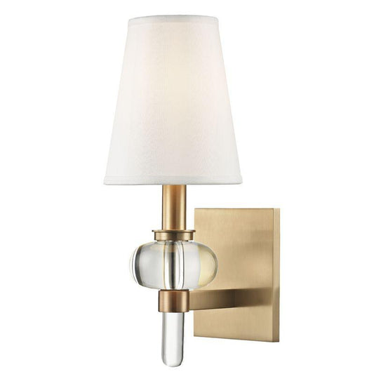Hudson Valley Luna Wall Sconce Antique Brass