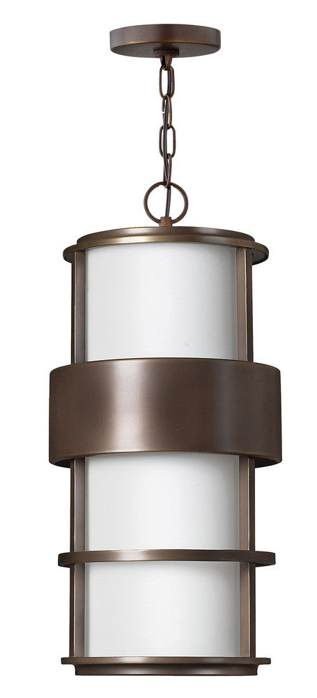 Hinkley Saturn Outdoor Hanging Lantern Metro Bronze