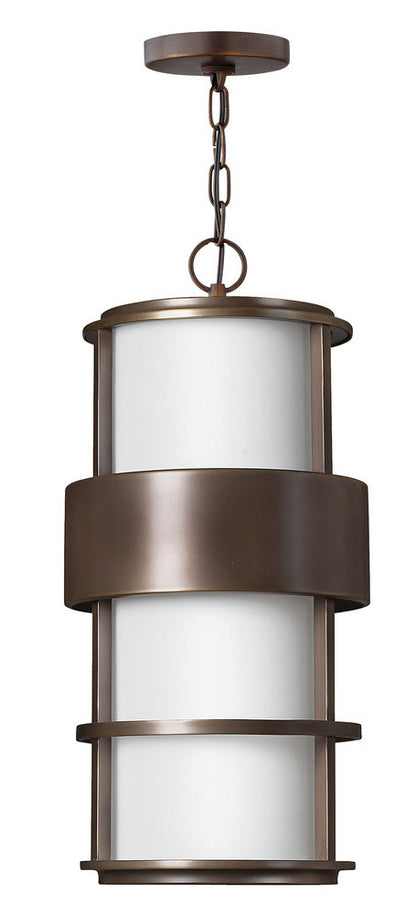 Hinkley Saturn Outdoor Hanging Lantern Metro Bronze