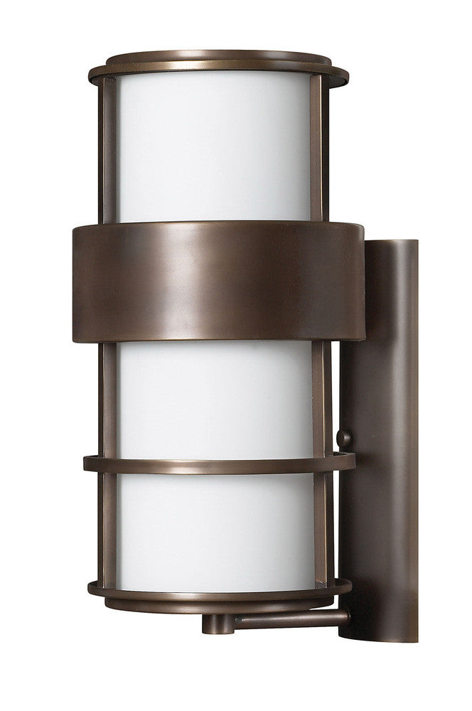 Hinkley Saturn Outdoor Wall Mount Lantern Metro Bronze
