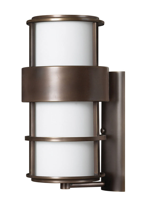 Hinkley Saturn Outdoor Wall Mount Lantern Metro Bronze