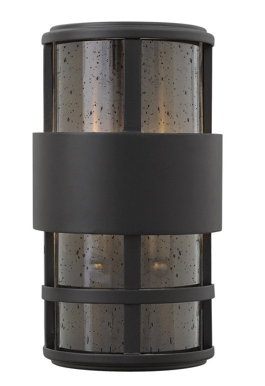 Hinkley Saturn Outdoor Wall Mount Lantern Black