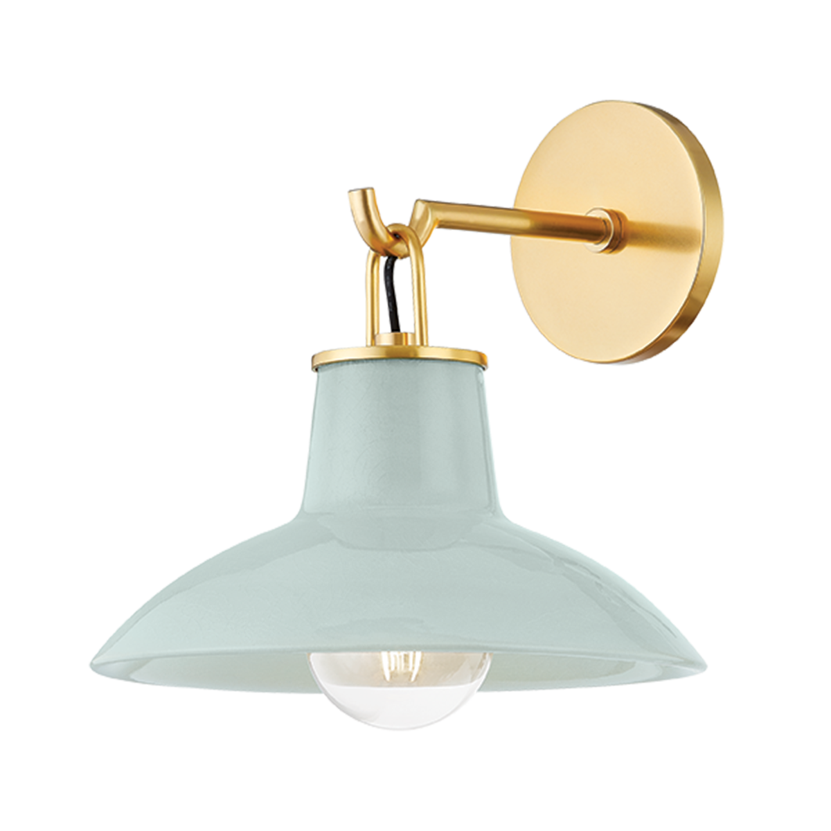 Hudson Valley Pottersville Wall Sconce Aged Brass
