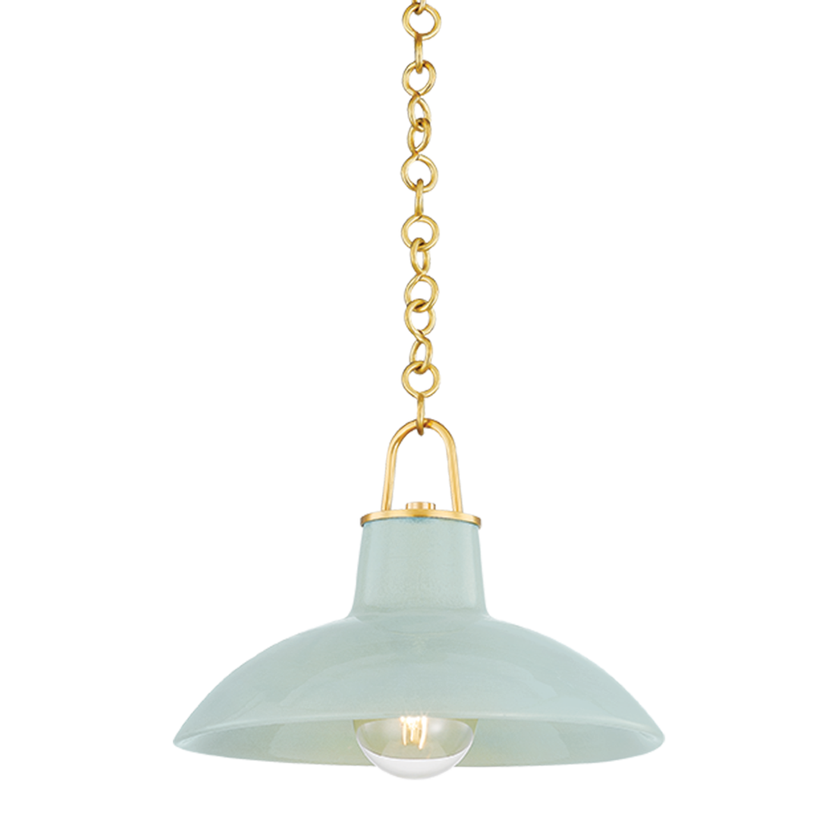 Hudson Valley Pottersville 12.5" Pendant Aged Brass