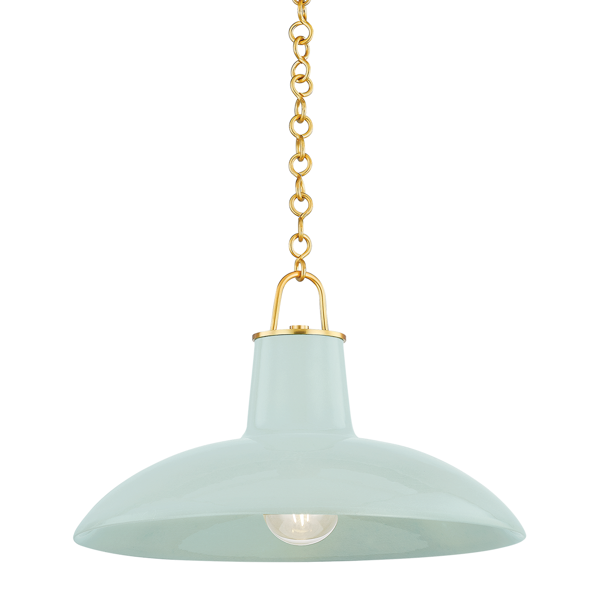 Hudson Valley Pottersville 18" Pendant Aged Brass