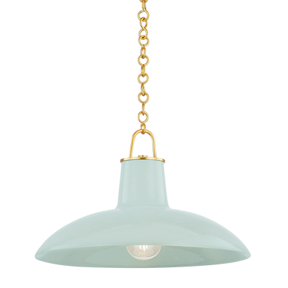 Hudson Valley Pottersville 18" Pendant Aged Brass