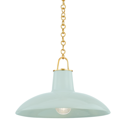 Hudson Valley Pottersville 18" Pendant Aged Brass