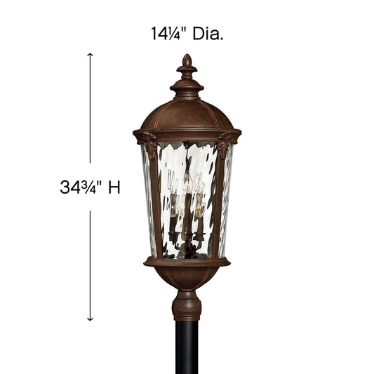 Hinkley Windsor Outdoor Post Top or Pier Mount Lantern Black