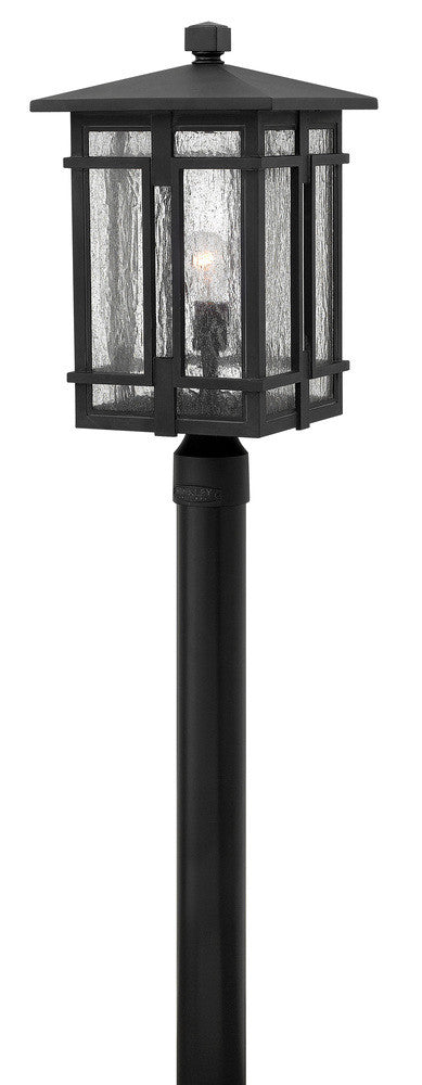 Hinkley Tucker Outdoor Post Mount Lantern Museum Black