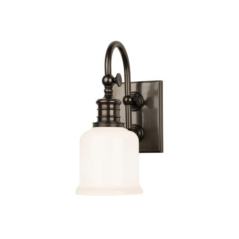 Hudson Valley Keswick Bathroom Wall Sconce Old Bronze
