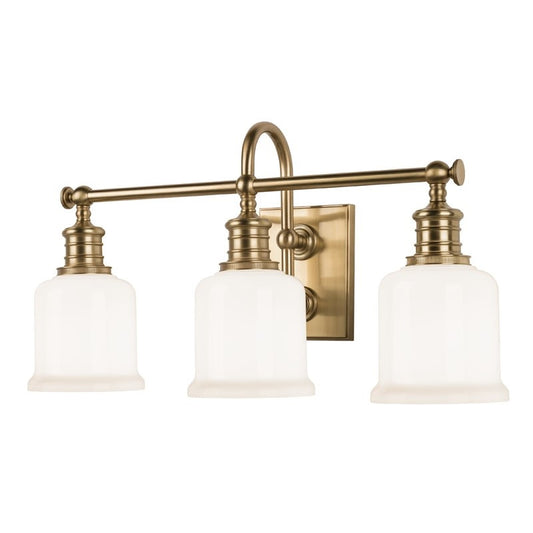 Hudson Valley Keswick Bath Vanity Light Antique Brass