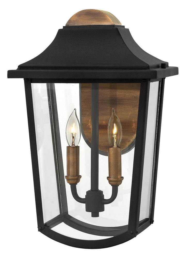 Hinkley Burton Outdoor Wall Lantern Black