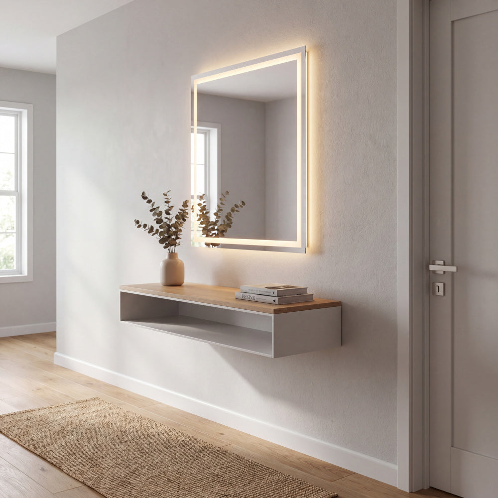 Savoy House Oneida 30" x 36" LED Rectangle Frontlit Mirror - Default Title