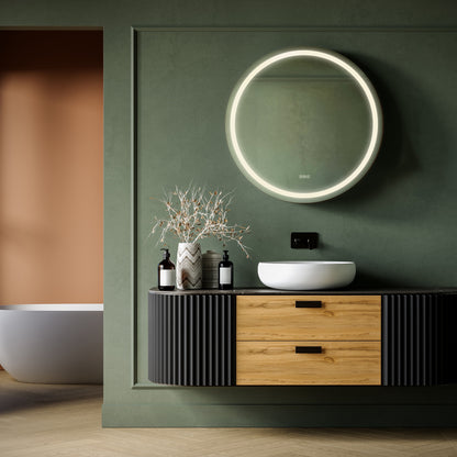 Oneida LED Round Frontlit Mirror