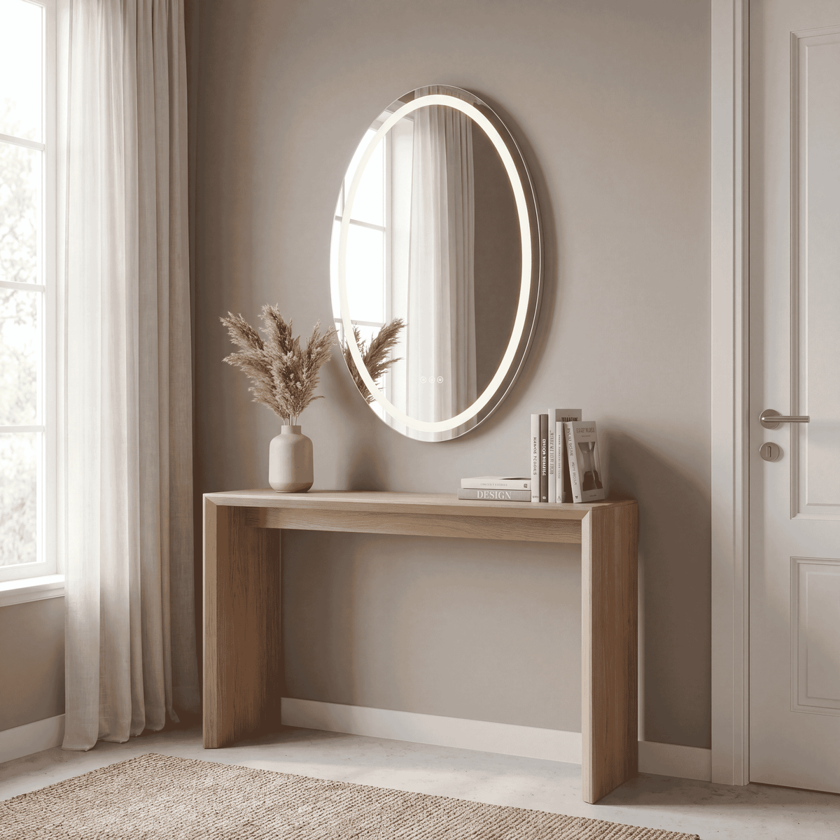 Savoy House Oneida 24" x 36" LED Oval Frontlit Mirror
