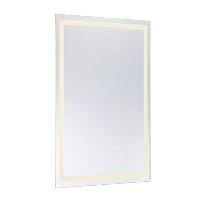 Beckett 24" x 32" LED Rectangle Frontlit and Backlit Mirror