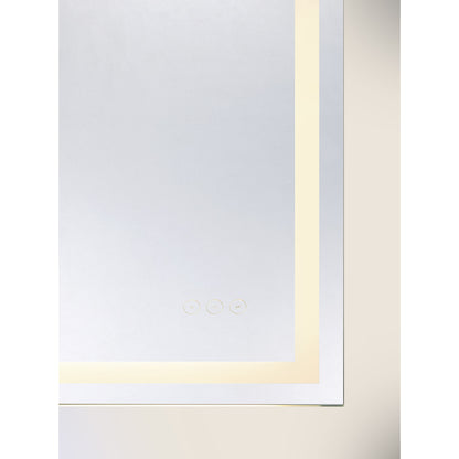 Savoy House Beckett 24" x 32" LED Rectangle Frontlit and Backlit Mirror - alternate view