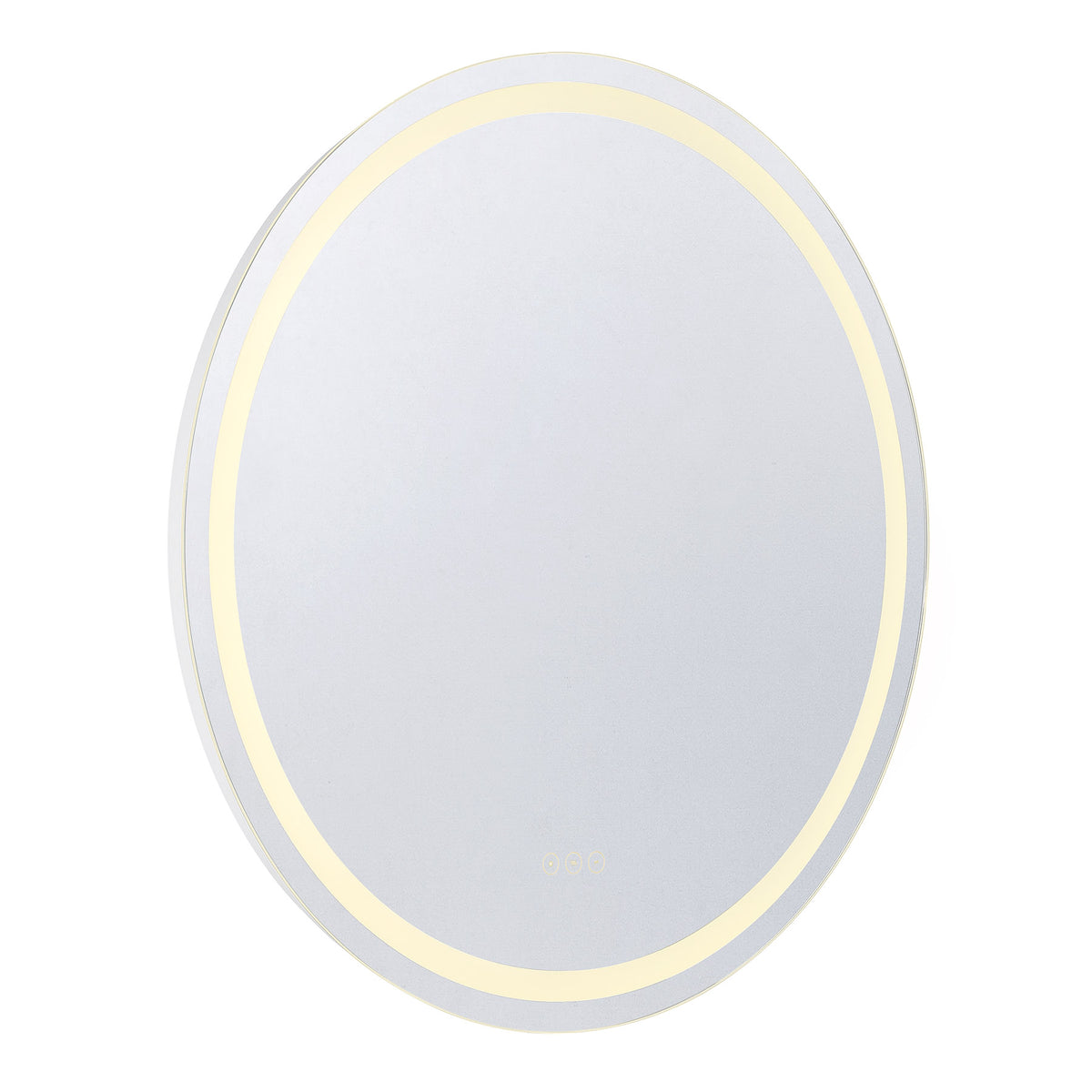 Beckett LED Round Frontlit and Backlit Mirror